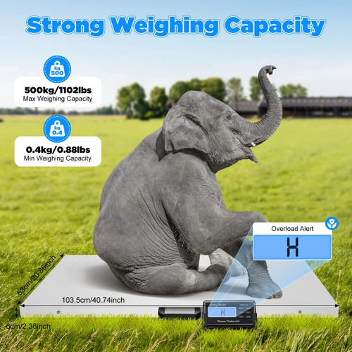 Digital vet scales 500kg - 500kg, heavy
